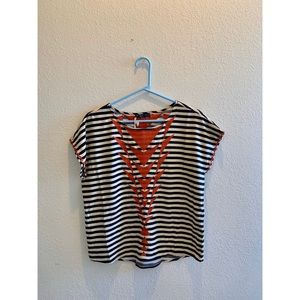 Short Sleeve Striped Top